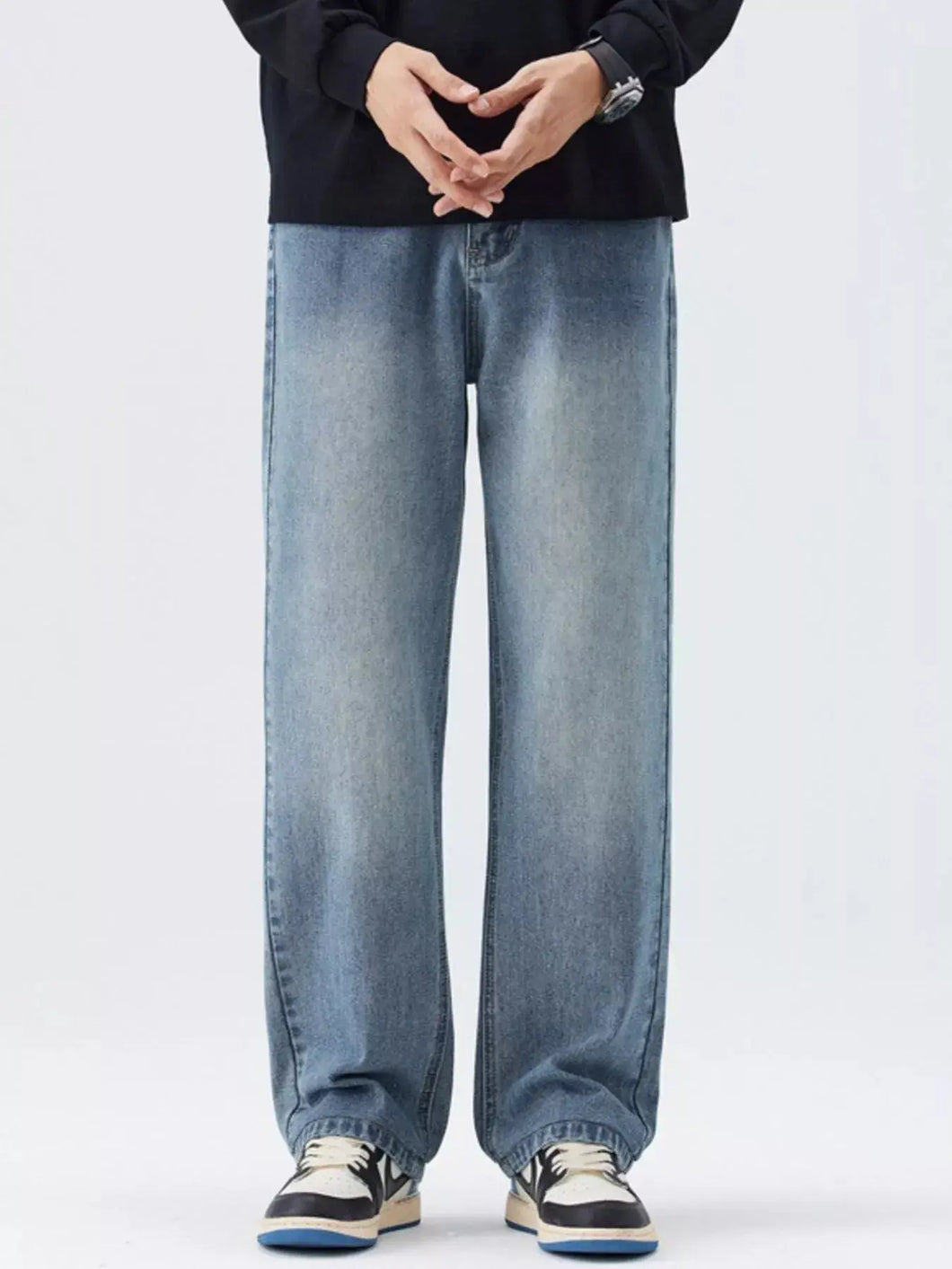 Men's Vintage Wash Loose Fit Jeans - aura - fashionMen's Vintage Wash Loose Fit Jeans2810a0160d - 7386 - 4c2e - 9875 - f69bd5061d36 - Max - OriginTrendsiaura - fashion