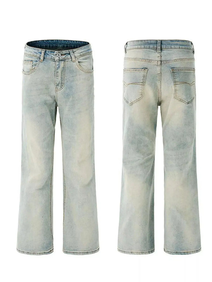 Men's Wash Flare Jeans - aura - fashionMen's Wash Flare JeansS13a2787c - bc9f - 4a33 - 99fa - 3b287ab24264 - Max - OriginTrendsiaura - fashion