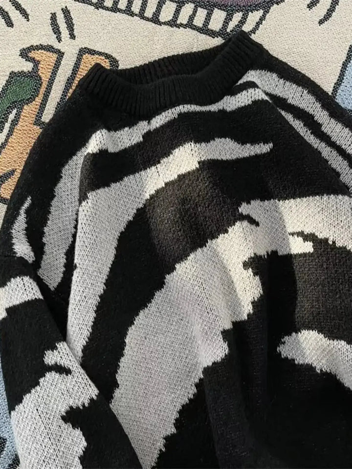 Men's Contrast Round Neck Sweater - aura - fashionMen's Contrast Round Neck SweaterM4148c727ae9349d1b142c663358e219e - Max - OriginTrendsiaura - fashion