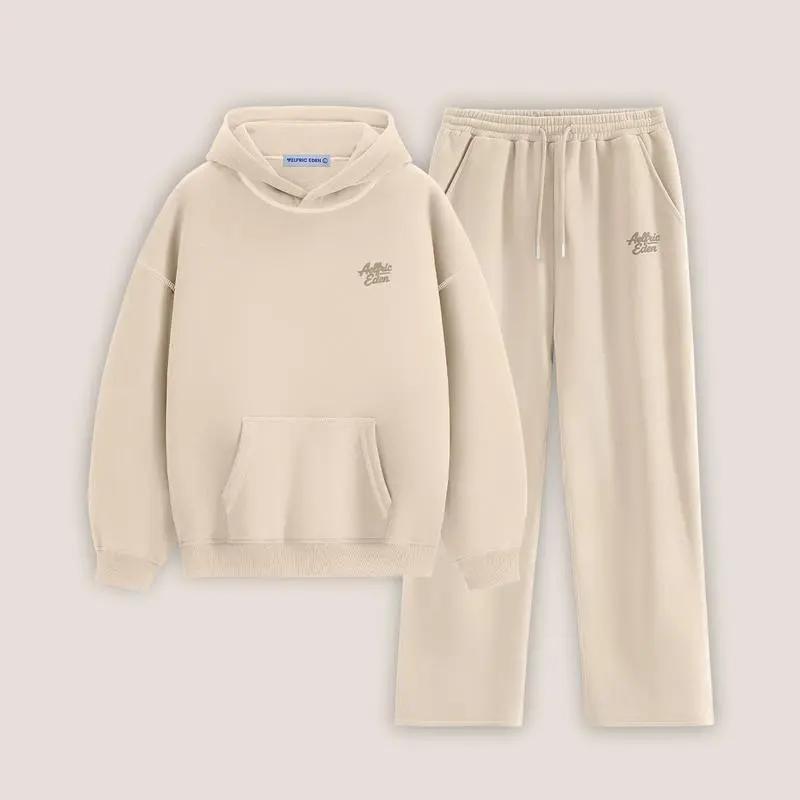 AELFRIC EDEN Cloud Classic Unisex 2 Piece Set Oversized Hoodie & Baggy Sweatpants Y2K Lounge Sweatsuit