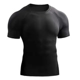 Elevate Your Game with the 2025 Men's Compression T-Shirt - Quick Dry, Elastic Sportswear for All Seasons!