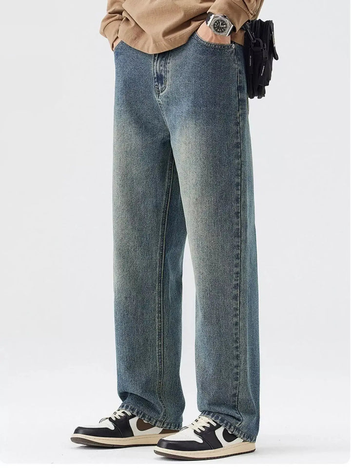 Men's Vintage Wash Loose Fit Jeans - aura - fashionMen's Vintage Wash Loose Fit Jeans28bc7f173d - 47c8 - 4ec3 - 8a27 - e66becb5a167 - Max - OriginTrendsiaura - fashion