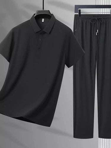 Men's Plus Size Button Detail Polo and Pants Set - aura - fashionMen's Plus Size Button Detail Polo and Pants SetMc3ad715093ea440da96bd6d0a30cc03e - Max - OriginTrendsiaura - fashion