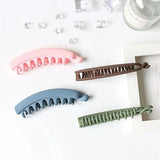 Frosted Solid Color Banana Hair Clips – Fashion Ponytail Barrettes & Hair Claws for Women - aura - fashionFrosted Solid Color Banana Hair Clips – Fashion Ponytail Barrettes & Hair Claws for WomenFrosted Solid Color Banana Hair Clips – Fashion Ponytail Barrettes & Hair Claws for WomenMijn winkelaura - fashion
