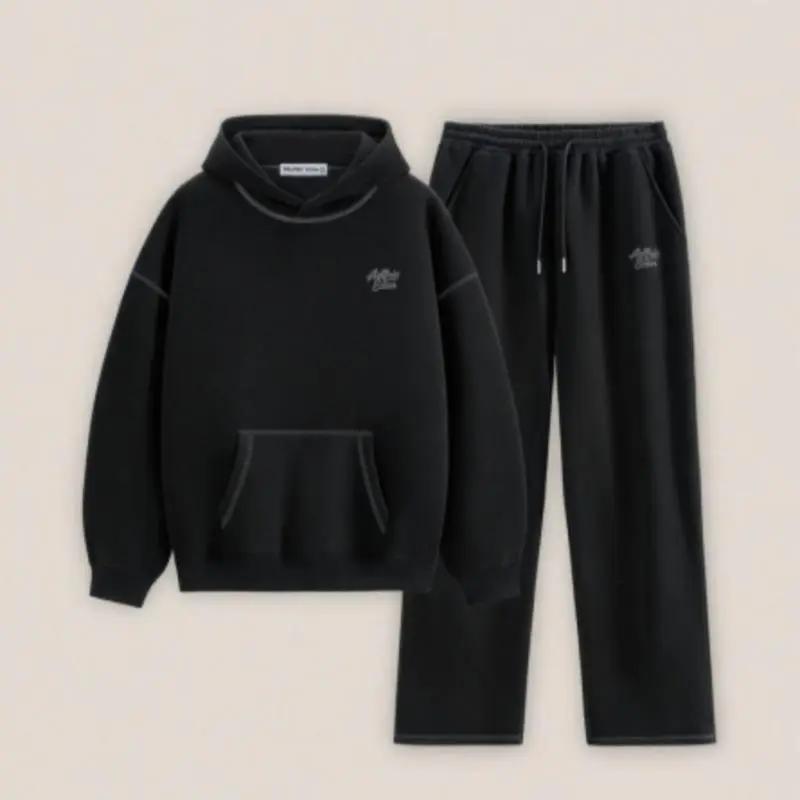 AELFRIC EDEN Cloud Classic Unisex 2 Piece Set Oversized Hoodie & Baggy Sweatpants Y2K Lounge Sweatsuit