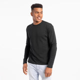 Men'S Organic Pima Long Sleeve Cotton T-Shirt - aura - fashionMen'S Organic Pima Long Sleeve Cotton T-ShirtSMen'S Organic Pima Long Sleeve Cotton T-Shirtaura - fashionaura - fashion