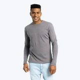 Men'S Organic Pima Long Sleeve Cotton T-Shirt - aura - fashionMen'S Organic Pima Long Sleeve Cotton T-ShirtSMen'S Organic Pima Long Sleeve Cotton T-Shirtaura - fashionaura - fashion