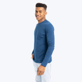 Men'S Organic Pima Long Sleeve Cotton T-Shirt - aura - fashionMen'S Organic Pima Long Sleeve Cotton T-ShirtSMen'S Organic Pima Long Sleeve Cotton T-Shirtaura - fashionaura - fashion