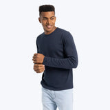 Men'S Organic Pima Long Sleeve Cotton T-Shirt - aura - fashionMen'S Organic Pima Long Sleeve Cotton T-ShirtSMen'S Organic Pima Long Sleeve Cotton T-Shirtaura - fashionaura - fashion