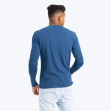 Men'S Organic Pima Long Sleeve Cotton T-Shirt - aura - fashionMen'S Organic Pima Long Sleeve Cotton T-ShirtSMen'S Organic Pima Long Sleeve Cotton T-Shirtaura - fashionaura - fashion